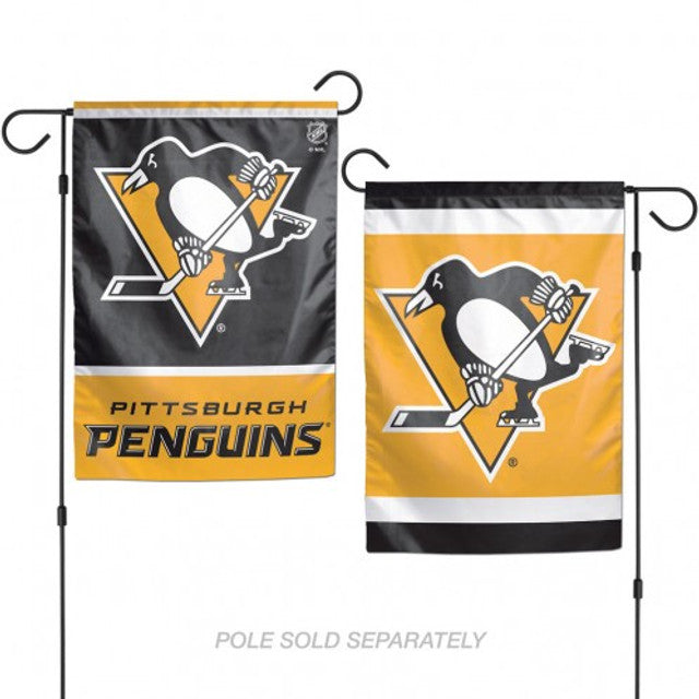 Pittsburgh Penguins 12" x 18" Garden Flag 2 Sided by Wincraft
