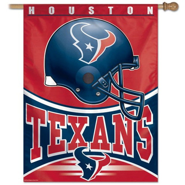 Houston Texans 27" x 37" Vertical House Flag/Banner by Wincraft