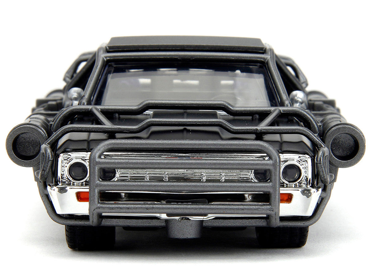 1967 Chevrolet El Camino with Cannons Matt Black "Fast X" (2023) Movie "Fast & Furious" Series 1/32 Diecast Model Car by Jada