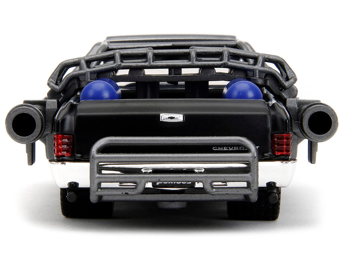 1967 Chevrolet El Camino with Cannons Matt Black "Fast X" (2023) Movie "Fast & Furious" Series 1/32 Diecast Model Car by Jada