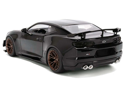 2024 Chevrolet Camaro ZL1 1LE Black "Fast X" (2023) Movie "Fast & Furious" Series 1/24 Diecast Model Car by Jada