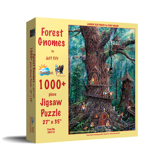 Forest Gnomes 1000 Pieces Jigsaw Puzzle by SunsOut