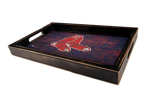 Boston Red Sox Distressed Logo Serving Tray by Fan Creations