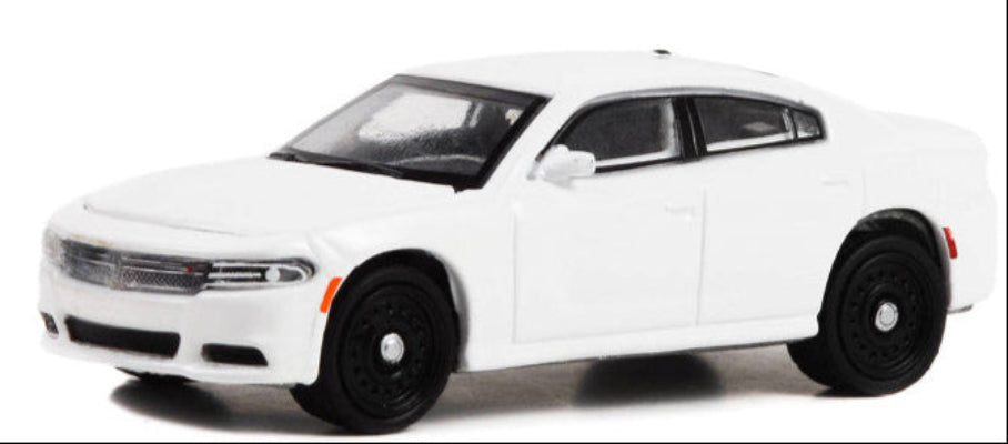 2022 Dodge Charger Pursuit Police Car White "Hot Pursuit" "Hobby Exclusive" Series 1/64 Diecast Model Car by Greenlight