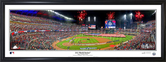 Atlanta Braves 2021 World Series Game 3 Panoramic Picture - Truist Park Fan Cave Decor by Everlasting Images