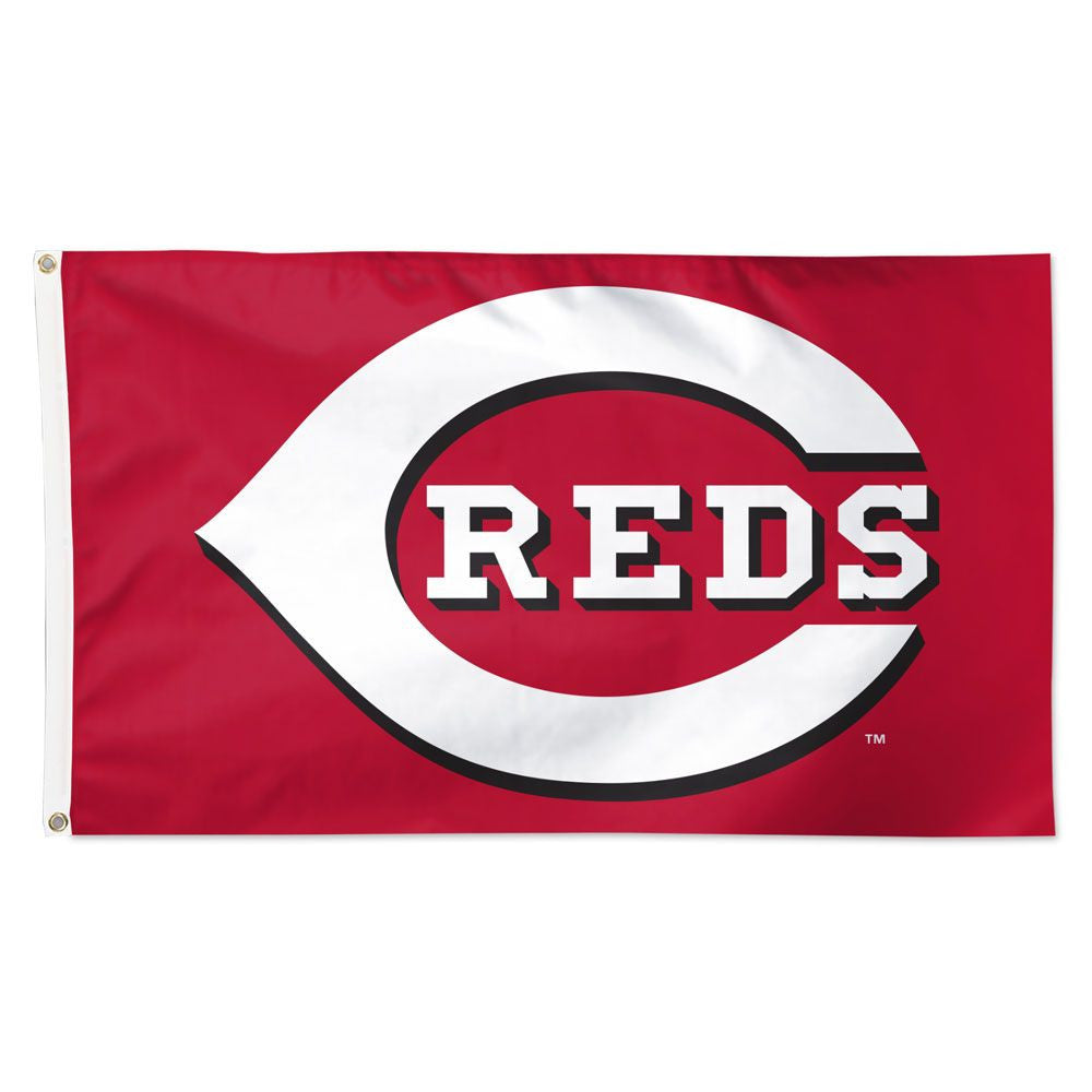 Cincinnati Reds 3x5 MLB team flag waterproof polyester with brass grommets by Wincraft