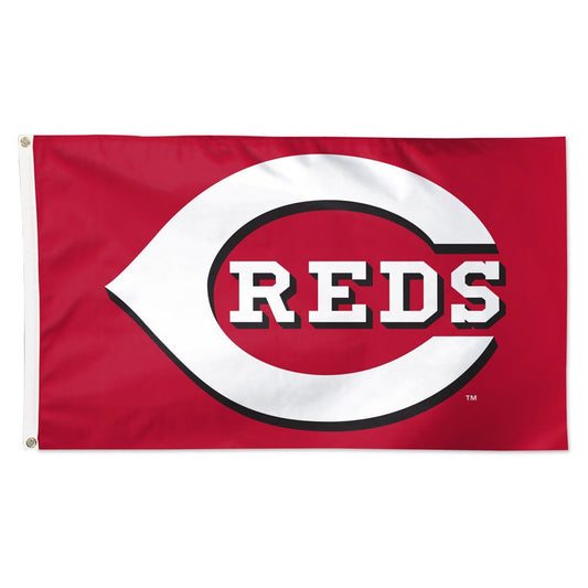 Cincinnati Reds 3x5 MLB team flag waterproof polyester with brass grommets by Wincraft