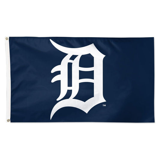 Detroit Tigers 3x5 ft MLB flag with logo, team colors, and metal grommets for easy wall or pole display
