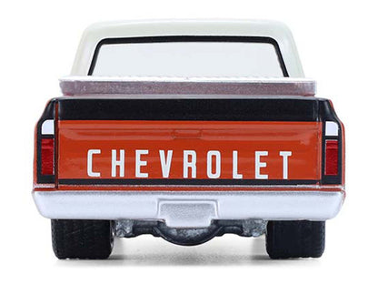 1968 Chevrolet C-10 Pickup Truck with Toolbox Orange and Beige "Down on the Farm" Series 11 1/64 Diecast Model by Greenlight