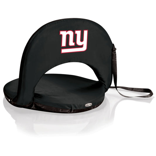 New York Giants - Oniva Portable Reclining Seat, (Black) by Picnic Time