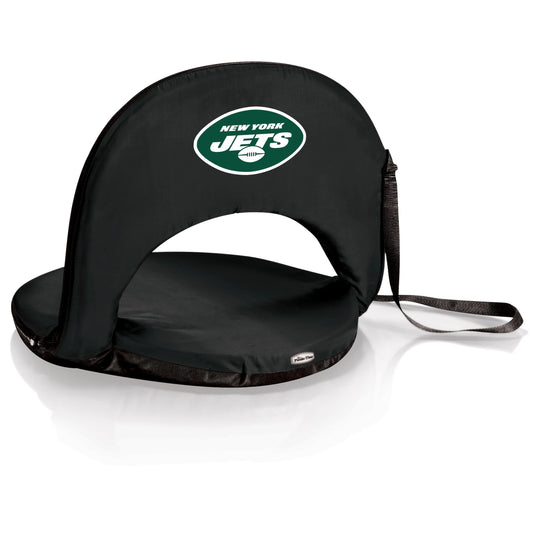 New York Jets - Oniva Portable Reclining Seat, (Black) by Picnic Time