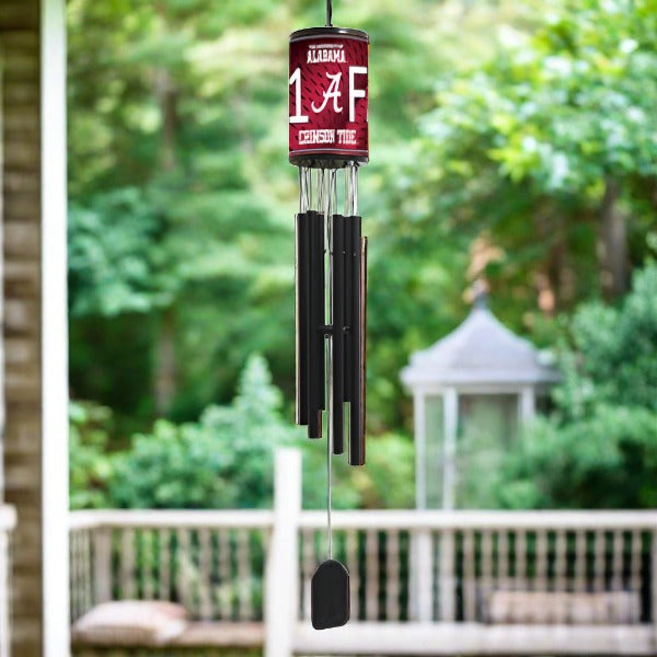 Alabama Crimson Tide #1 Fan Wind Chime by GTEI