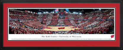 Wisconsin Badgers Basketball Panorama - Kohl Center Picture by Blakeway Panoramas