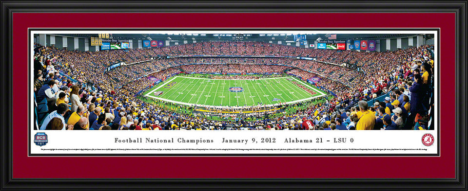 2012 BCS Football Championship Panoramic - Alabama Crimson Tide by Blakeway Panoramas