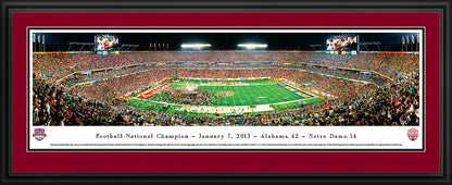 2013 BCS Football Championship Panoramic - Alabama Crimson Tide by Blakeway Panoramas