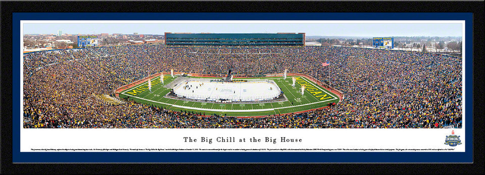 The Big Chill at the Big House Panorama - Michigan Wolverines vs. Michigan State Spartans by Blakeway Panoramas