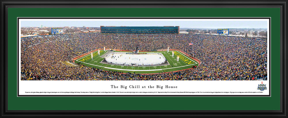 The Big Chill at the Big House Panorama - Michigan Wolverines vs. Michigan State Spartans by Blakeway Panoramas