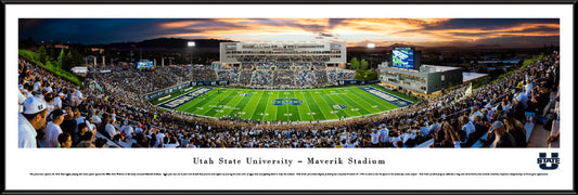 Utah State Aggies Football -  Merlin Olsen Field at Maverik Stadium Panorama Picture by Blakeway Panoramas