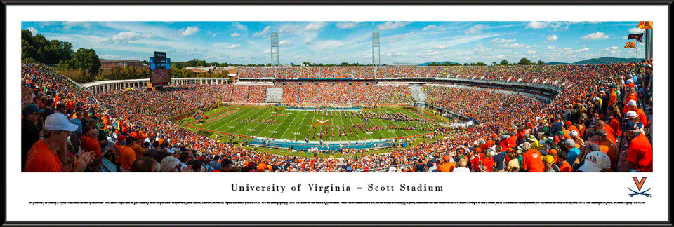 Virginia Cavaliers Football - Scott Stadium Panorama Picture by Blakeway Panoramas