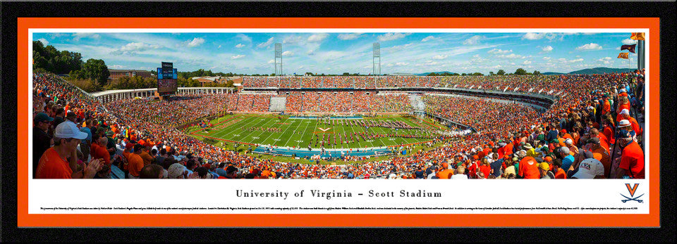 Virginia Cavaliers Football - Scott Stadium Panorama Picture by Blakeway Panoramas