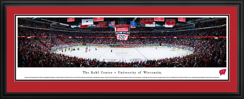 Wisconsin Badgers Basketball Panorama - Kohl Center Picture by Blakeway Panoramas