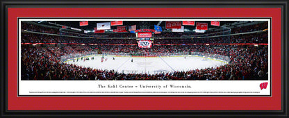 Wisconsin Badgers Basketball Panorama - Kohl Center Picture by Blakeway Panoramas
