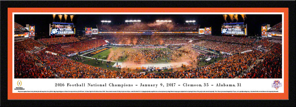 2017 CFP Panoramic Picture - Clemson Tigers College Football Playoff Championship by Blakeway Panoramas