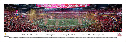 2018 College Football Playoff National Championship Panoramic Picture - Alabama Crimson Tide by Blakeway PanoramasTide