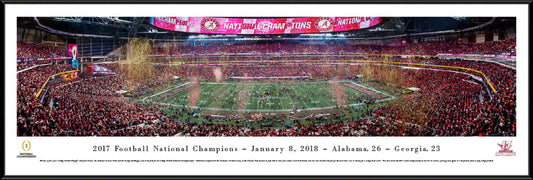 2018 College Football Playoff National Championship Panoramic Picture - Alabama Crimson Tide by Blakeway PanoramasTide