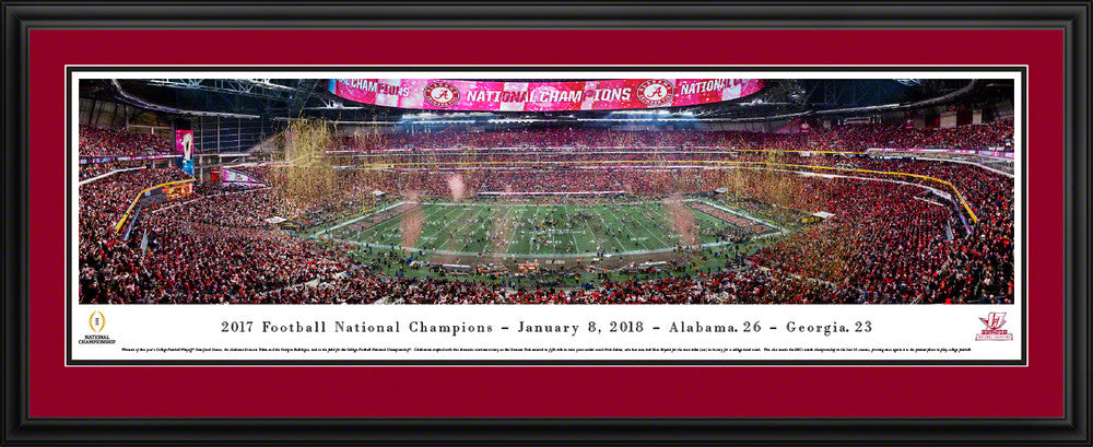 2018 College Football Playoff National Championship Panoramic Picture - Alabama Crimson Tide by Blakeway PanoramasTide