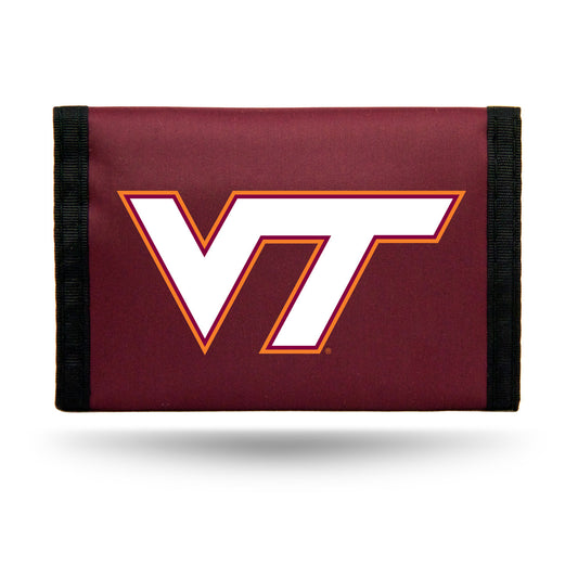 Virginia Tech Hokies Trifold Nylon Wallet by Rico Industries