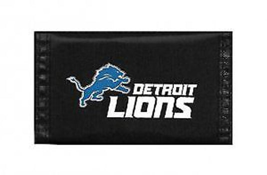 Detroit Lions Trifold Nylon Wallet by Rico Industries