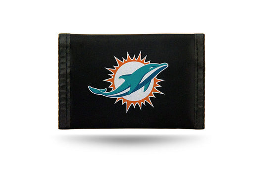 Miami Dolphins Trifold Nylon Wallet by Rico Industries