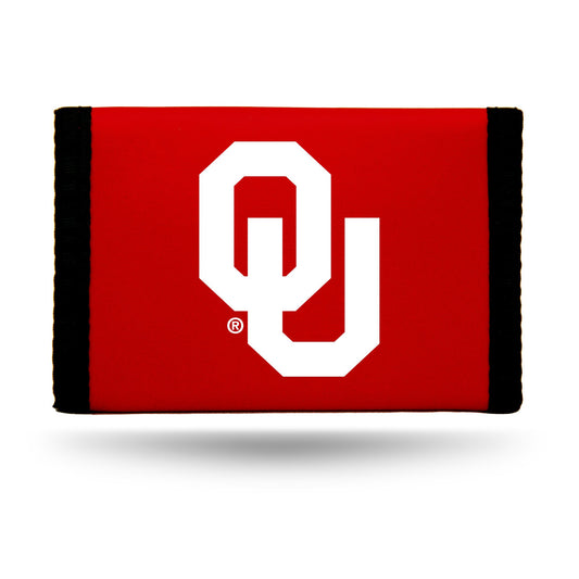Oklahoma Sooners Trifold Nylon Wallet by Rico Industries