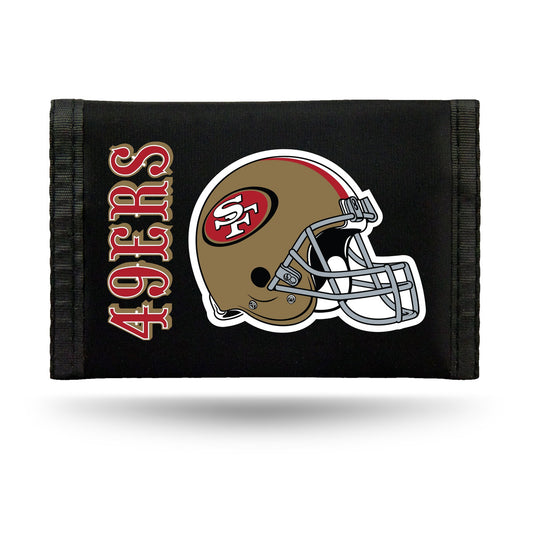 San Francisco 49ers Trifold Nylon Wallet by Rico Industries