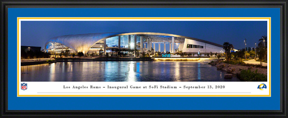Los Angeles Rams Framed Panoramic Poster - SoFi Stadium Picture