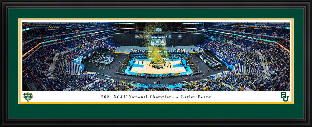 2021 NCAA Men's Basketball National Champions Panoramic Picture - Baylor Bears by Blakeway Panoramas