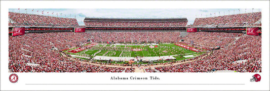 Alabama Crimson Tide Football Panoramic Picture - Bryant-Denny Stadium Wall Decor by Blakeway Panoramas