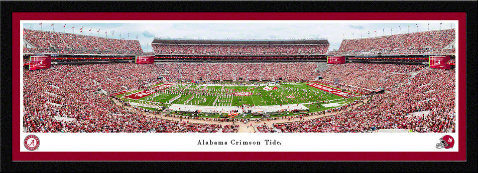 Alabama Crimson Tide Football Panoramic Picture - Bryant-Denny Stadium Wall Decor by Blakeway Panoramas