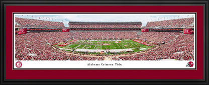 Alabama Crimson Tide Football Panoramic Picture - Bryant-Denny Stadium Wall Decor by Blakeway Panoramas