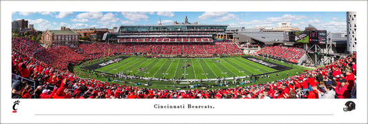 Cincinnati Bearcats Football Panoramic Picture - Nippert Stadium Fan Cave Decor by Blakeway Panoramas