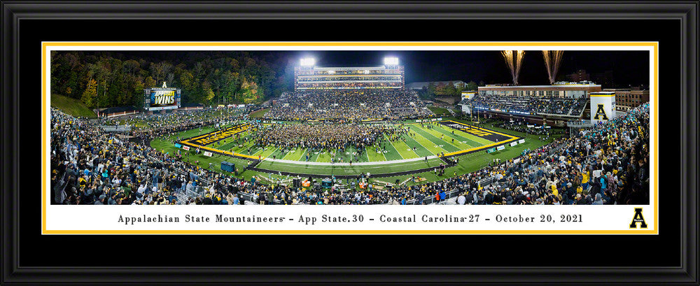 Appalachian State Mountaineers Football Panoramic Picture - Kidd Brewer Stadium by Blakeway Panoramas