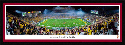 Arizona State Sun Devils Football Panoramic Picture - Sun Devil Stadium Fan Cave Decor by Blakeway Panoramas