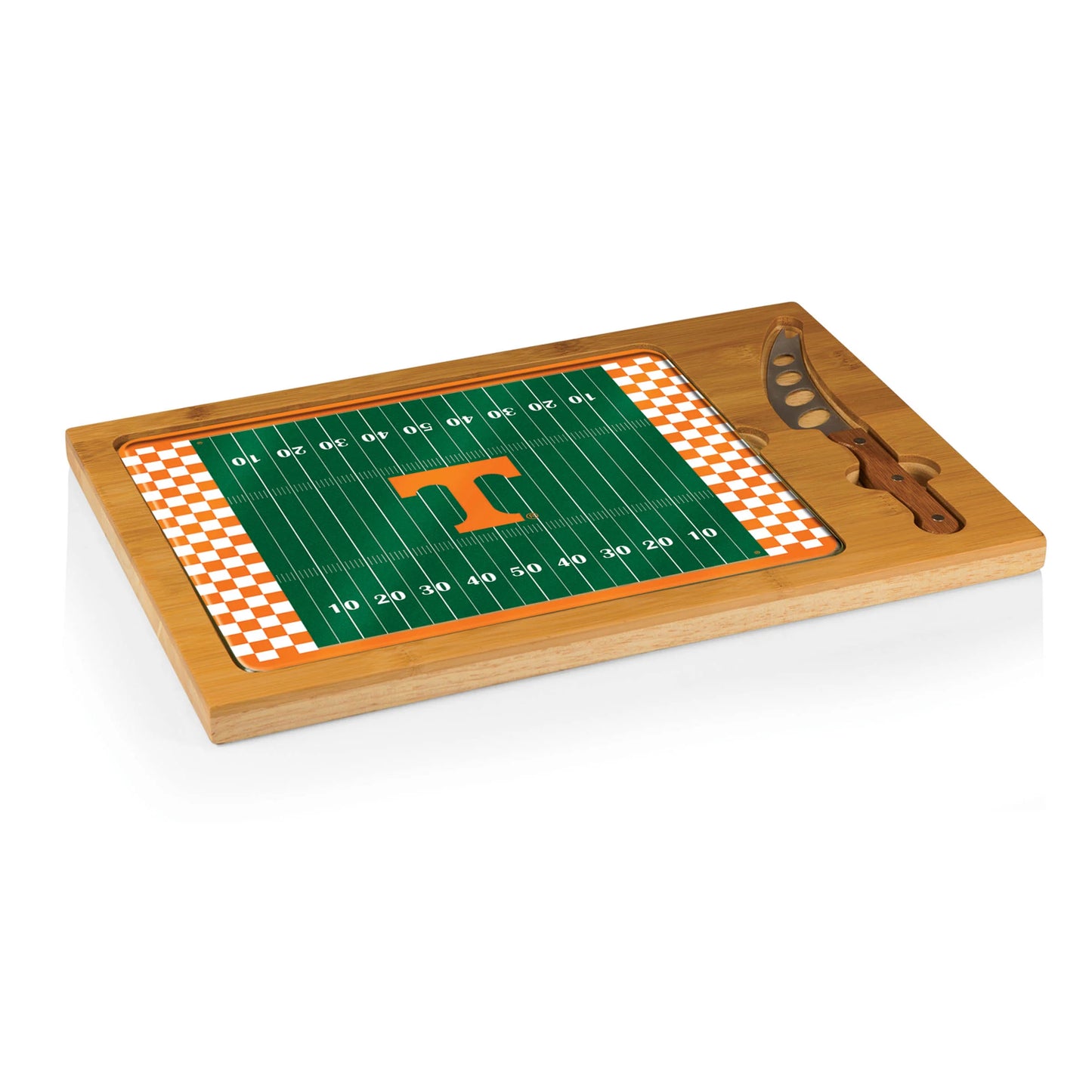 Tennessee Volunteers - Icon Glass Top Cutting Board & Knife Set by Picnic Time