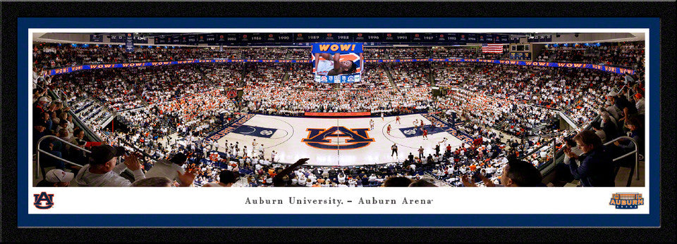 Auburn Tigers Basketball Panoramic Picture - Auburn Arena Fan Cave Decor by Blakeway Panoramas