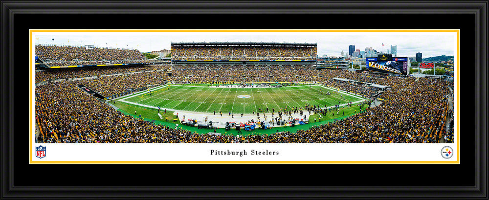 Pittsburgh Steelers 50 Yd Line Panoramic Fan Cave Decor - Acrisure Stadium Panorama by Blakeway Panoramas
