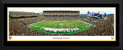 Pittsburgh Steelers 50 Yd Line Panoramic Fan Cave Decor - Acrisure Stadium Panorama by Blakeway Panoramas
