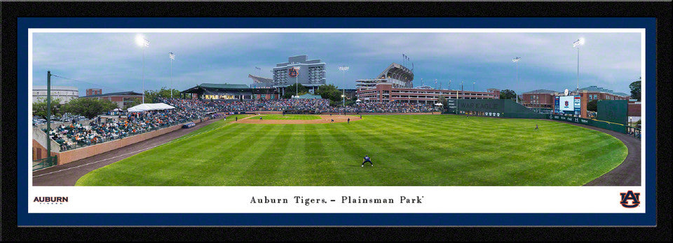 Auburn Tigers Baseball Panoramic Picture - Plainsman Park Fan Cave Decor by Blakeway Panoramas