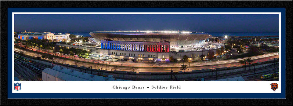 Chicago Bears Soldier Field Panoramic Picture by Blakeway Panoramas