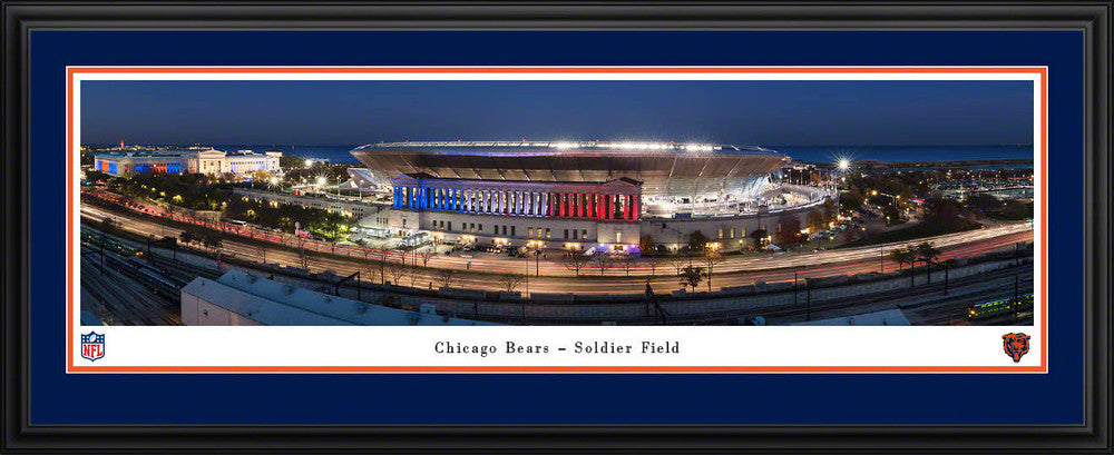 Chicago Bears Soldier Field Panoramic Picture by Blakeway Panoramas